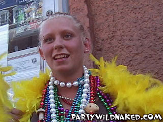 Drunk Wild Mardi Gras Girls Flashing Boobs For Beads